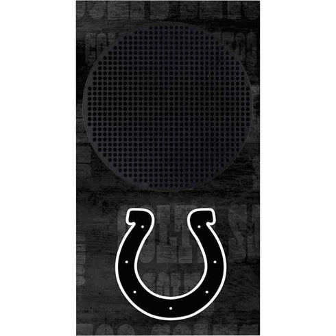 NFL Indianapolis Colts Black & White Xbox Series S Console Skin
